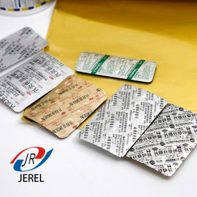 JEREL 20 MICRON BLISTER ALUMINUM FOIL FOR TABLET PACKING