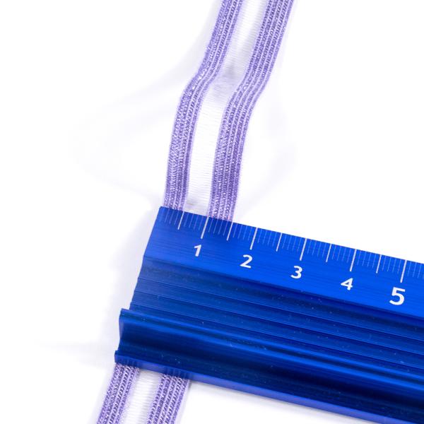 Soft hollow out transparent fish silk underwear elastic band strap nylon fishing net elastic band for swimwear bra