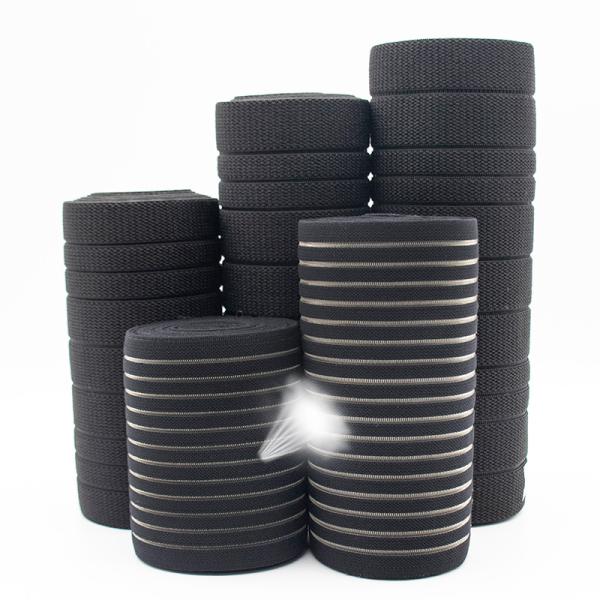 fish silk elastic waistband medical elastic bandage 100mm black orthopaedics elastic band