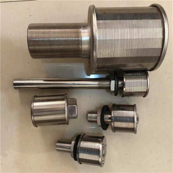 DN45-108 stainless steel wedge wire filter nozzle / johnson screen nozzle /  water & gas strainer nozzle for power plant