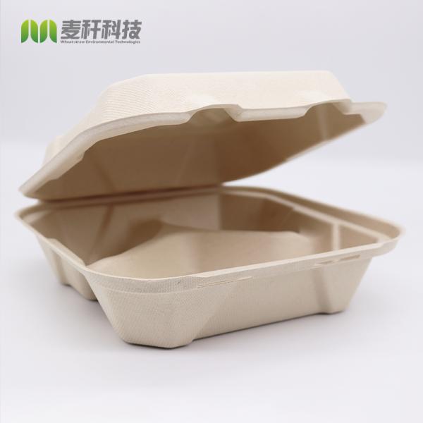 Free Plastic Eco Food Pack Clamshell Take Out Containers Biodegradabe Lunch Box