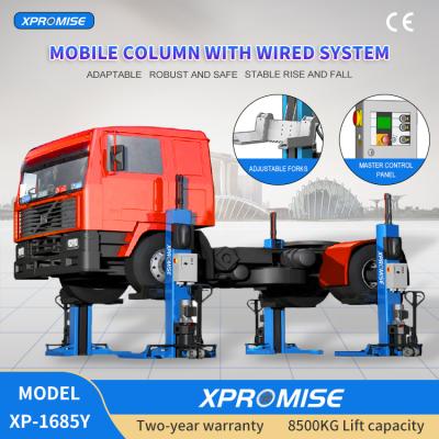 8500kg Truck Single Post Lift 3D Wheel Alignment For Auto Repair Shop