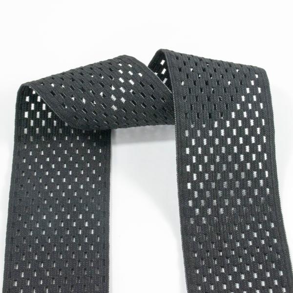 Latex woven breathable elastic webbing band with holes for sports wrist strap knee strap