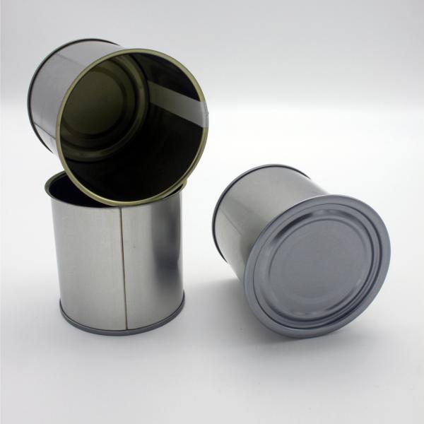Plain Lacquer Empty Tin Can , 668# Sweet Corn Small Tin Containers With Easy Open Lid