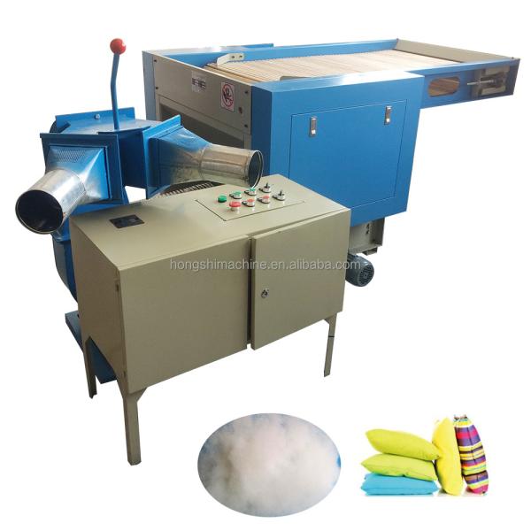 PP Cotton Pearl Polyester Fiber Wool Opener Carding Opening Machine Foam Pillow Filling Machine Cushion Stuffing Machine