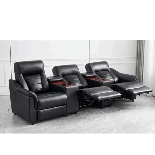 New Cinema Sofa Electric Sofa Multi-Function Slot Control Sofa Tech Cloth Electric Sofa Combination