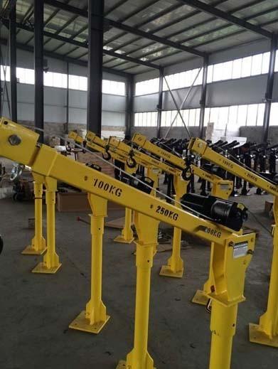 YINGER HOIST 3000lbs Hitch Mounted Pickup Truck Crane Powder Coated Finish With Cable Winch pickup truck mounted crane
