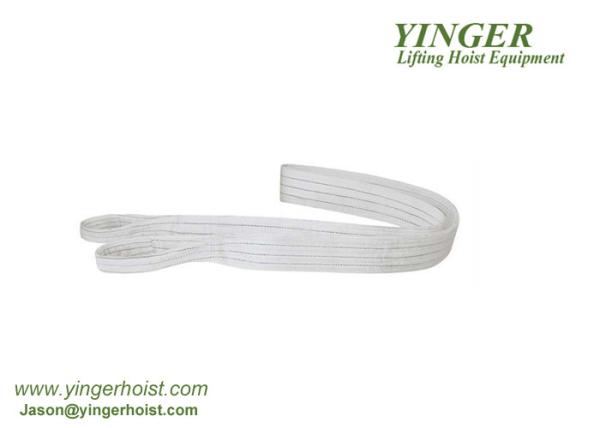 Choker Round Nylon Lifting Slings , Crane Lifting Slings Disperse Dye Treatment