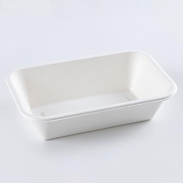 2022 Free Plastic Disposable Serving Trays , Biodegradable Sugarcane Bagasse Food Fruit Trays