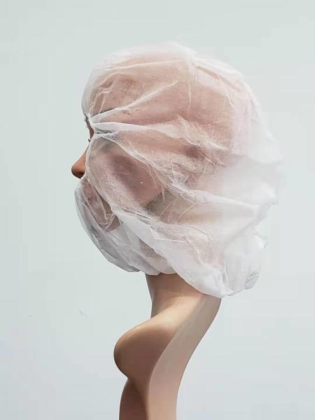 High Quality Disposable PP Astronaut Caps Non woven Hairnet Cap Hood Cover  Non-woven Hood Balaclava Face Cover