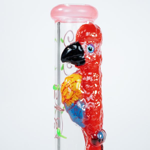 Hand Drawing 3d painting 10inch 4mm thick Hookah Glass bongs Smoking Pipes Water Pipe