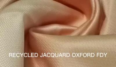 Manufacturers wholesale Clothing, bags, shower curtain fabric DECYCLED JACQUARD OXFORD FDY Manufacturers wholesale polyester