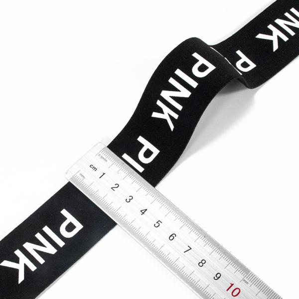 custom design jacquard bra elastic band webbing for clothing sport underwear elastic waistband