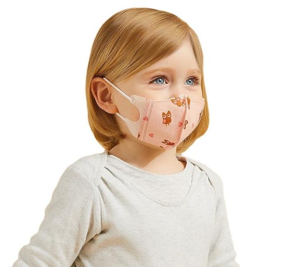 SJ Manufacturers Supply High Quality Kids Disposable Face Masks Mascherine Bimbi Kids 3D Medical Mask OEM Wholesale