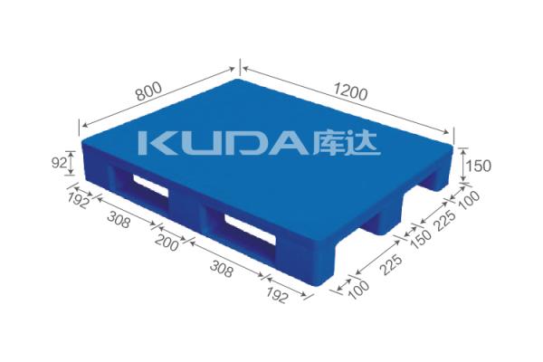 high-density virgin PE 1208A Tablet sichuan words PLASTIC PALLET（BUILT-IN STEEL TUBE）from china good manufacturer