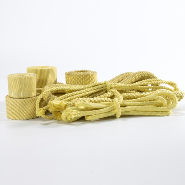 Wholesale high-strength resistant wear resistant kevlars aramid fiber rope for fire safety aerial work rescue rope