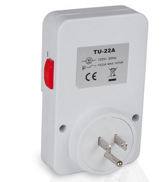 China factory TU-22A Timer Socket Plug 3 Prong Outlet Indoor 24 Hours Heavy Duty Mechanical Grounded Timer