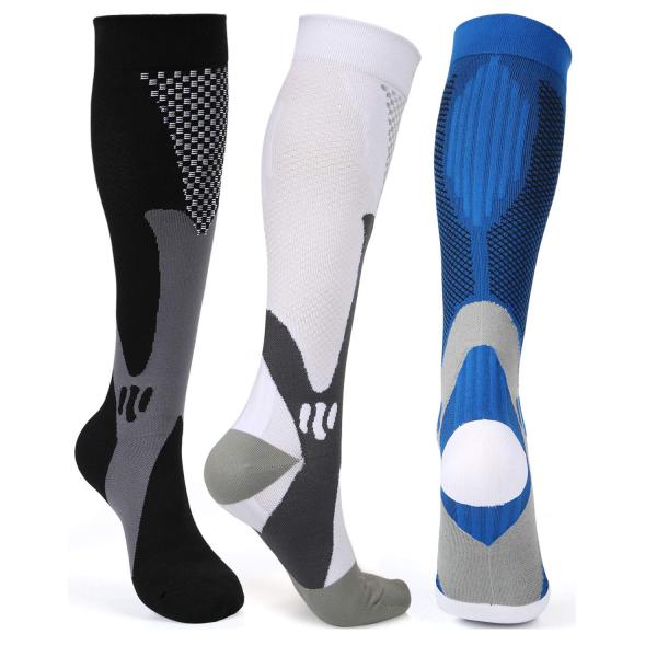 Custom Football Soccer Cozy Adult Sports Socks Non-slip Knee Hign Compression Socks