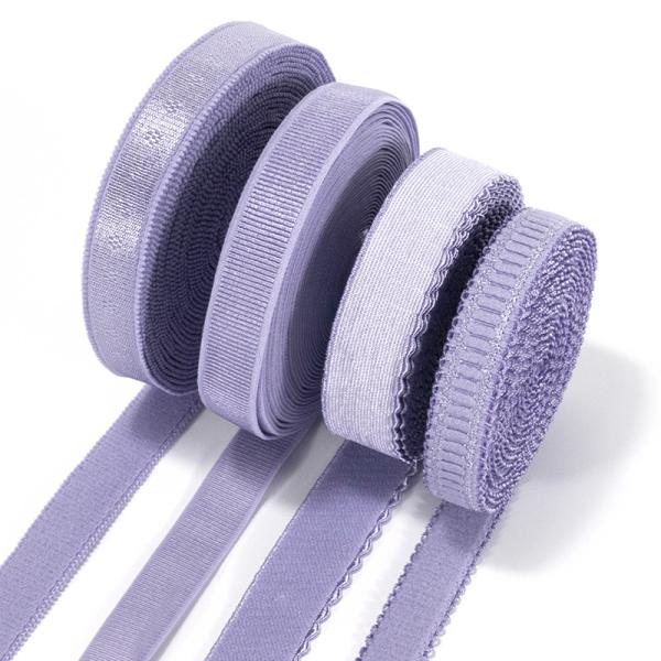 Multi color stretch strap women jacquard anti slip lingerie bra strap Invisible elastic strap for bra accessories