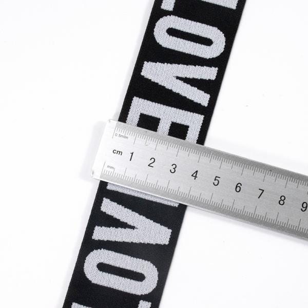 Custom print designer wide elastic band with brand for lace hair lace melt band wig grip headband