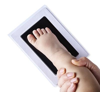 Custom Care Non-toxic Clean Inkless Baby Footprint Handprint Rubber Stamp Ink Pad