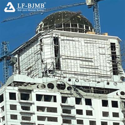 Prefabricated Space Frame Light Steel Structure skylight Buildings Construction Glass Dome Roof