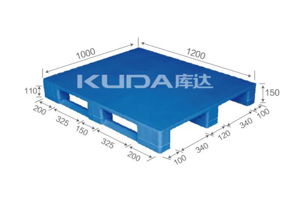 Warehouse export used 1210C Tablet sichuan words PLASTIC PALLET（BUILT-IN STEEL TUBE）from china