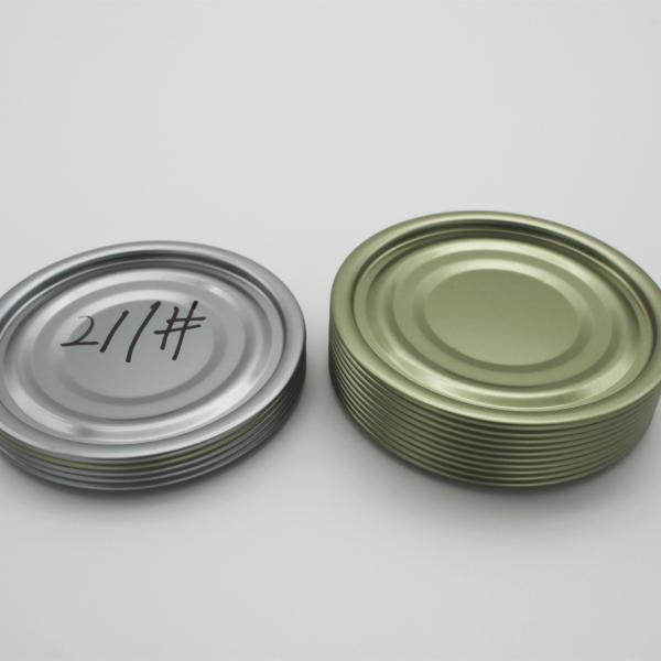 Hot Sale 211# Tinplate End Eoe for Tin Can Packing Food Grade