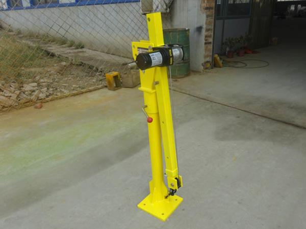 Electric Truck Crane 12V 3000lbs Pickup Jib Crane Electric Winch Truck Crane 500kg Hook Capacity Vehicle Mounted Crane