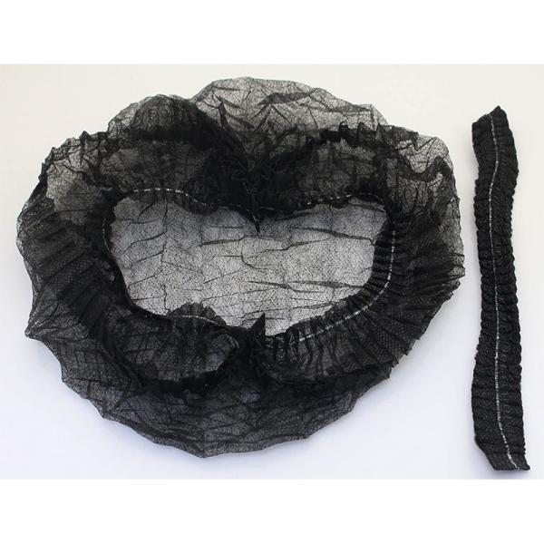 S&J High Quality Premium Disposable pp Non woven Medical Bouffant Mob Clip Cap with Elastic Strip