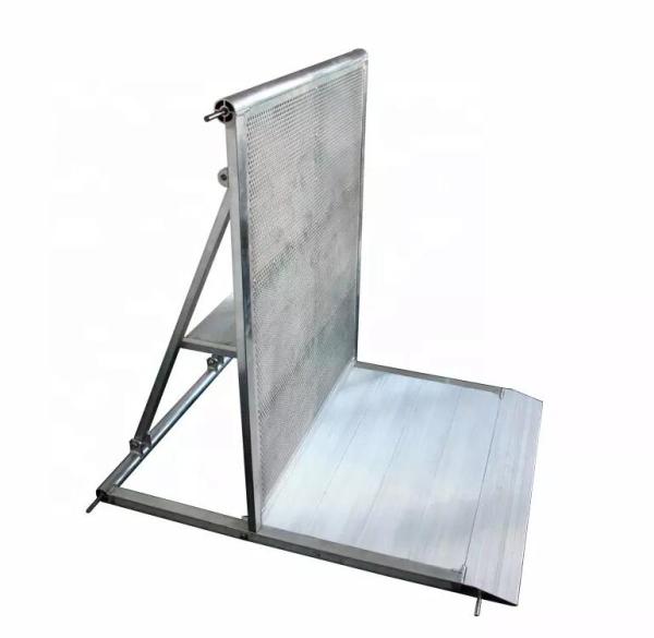 Aluminum Stage Mojo Crowd Control Barriers Metal Panel Barriers With Lock Safety Barricade