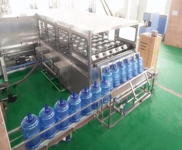 19L Bottled Water Filling Line 5 Gallon Bottle Washing Filling Capping Machine
