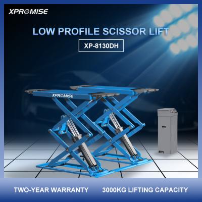 Workshop Scissor Car Lift Equipment Air Operated 24V Safety Control