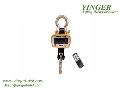 Torsion Load Type Digital Crane Scale 1T - 20T Capacity Infrared Remote Control Crane Scale crane digital scale