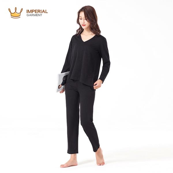 Hot Sales Solid Color Sleepwear , 100 Cotton Women'S Sleepwear Wholesale