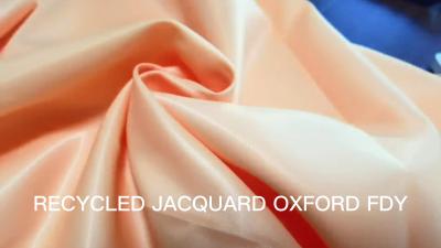 Hot New Products RECYCLED POLY JACQUARD HONEYCOMB 100%polyester fabric oxford