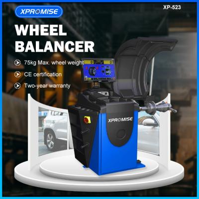 3D Monitor Car Wheel Balancer / Automotive Tire Balancer Self Calibration