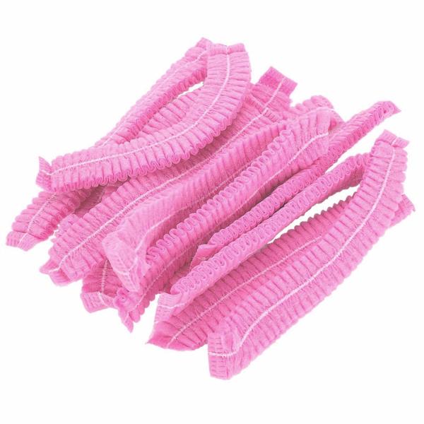 Elastic Band Disposable Non Woven Cap 24 Inch Blue Mob Cap