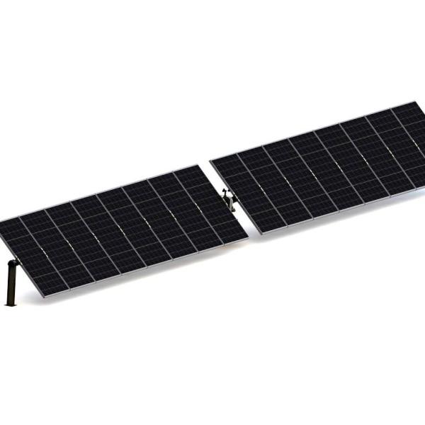 High-efficiency self-cleaning solar power generation tracking system
