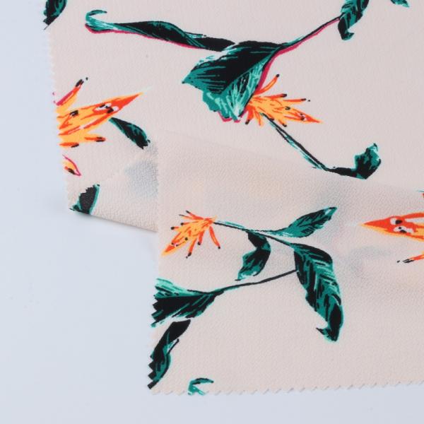 120gsm Recycled Poly Bubble Cloth Material Fashion Printed Garment Fabric
