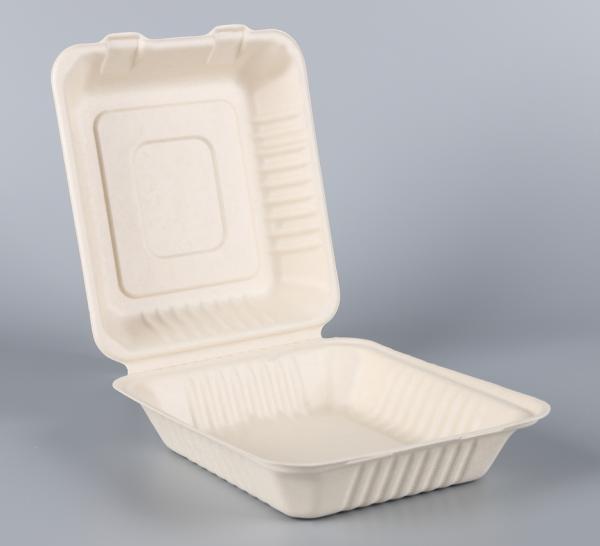 Free Plastic Eco Food Pack Clamshell Take Out Containers Biodegradabe Lunch Box