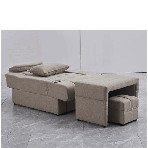 Beauty Nail Sofa Multifunctional Electric Foot Chair Modern Simple Single Leisure Fabric Reclining Foot Bath Chair