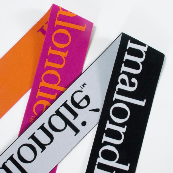 Sublimation elastic waistband woven & knitted jacquard custom printed designer elastic strap for underwear boxers