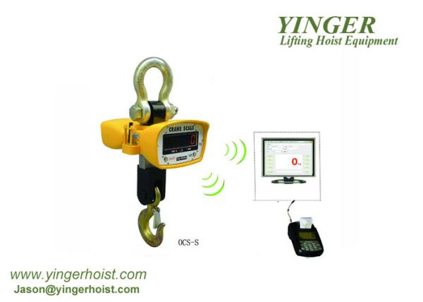 Torsion Load Type Digital Crane Scale 1T - 20T Capacity Infrared Remote Control Crane Scale crane digital scale