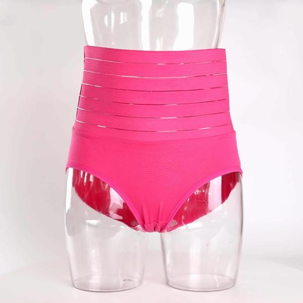 Breathable Polyester Cotton High Waist Slimming Panties For Women Plus