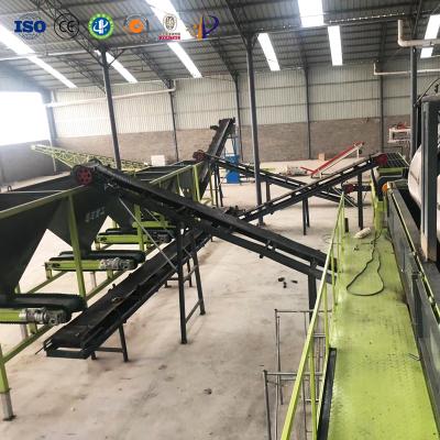 Powder organic fertilizer production Line cow manure fertilizer making machine