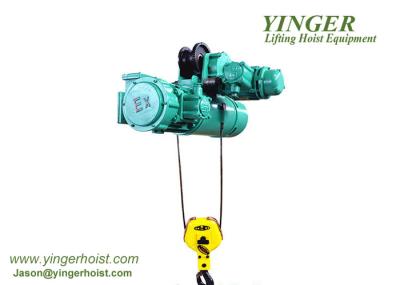 Explosion Proof Electric Rope Hoist , Electric Lifting Hoist 1 - 10T Lifting Weight