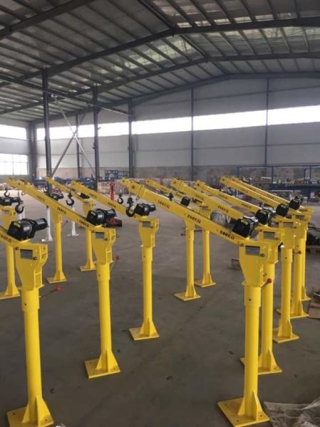 YINGER HOIST 3000lbs Electric Winch Pickup Truck Crane With 360º Swivel Operating Handle small crane for pickup truck