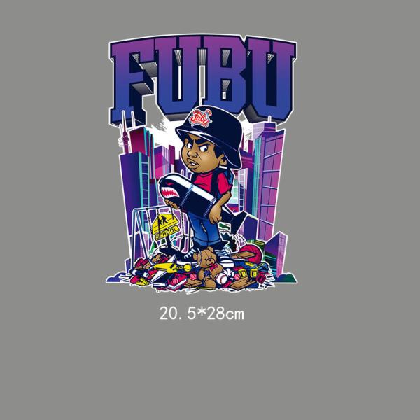 Transfer printing t-shirt puff print heat transfer transfer printing with graphic customization