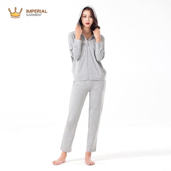 women's sleepwear Bodysuit Pajamas Wholesale Adult Women Rayon Spandex Baby French Terry Sleepwere Zip yythkg